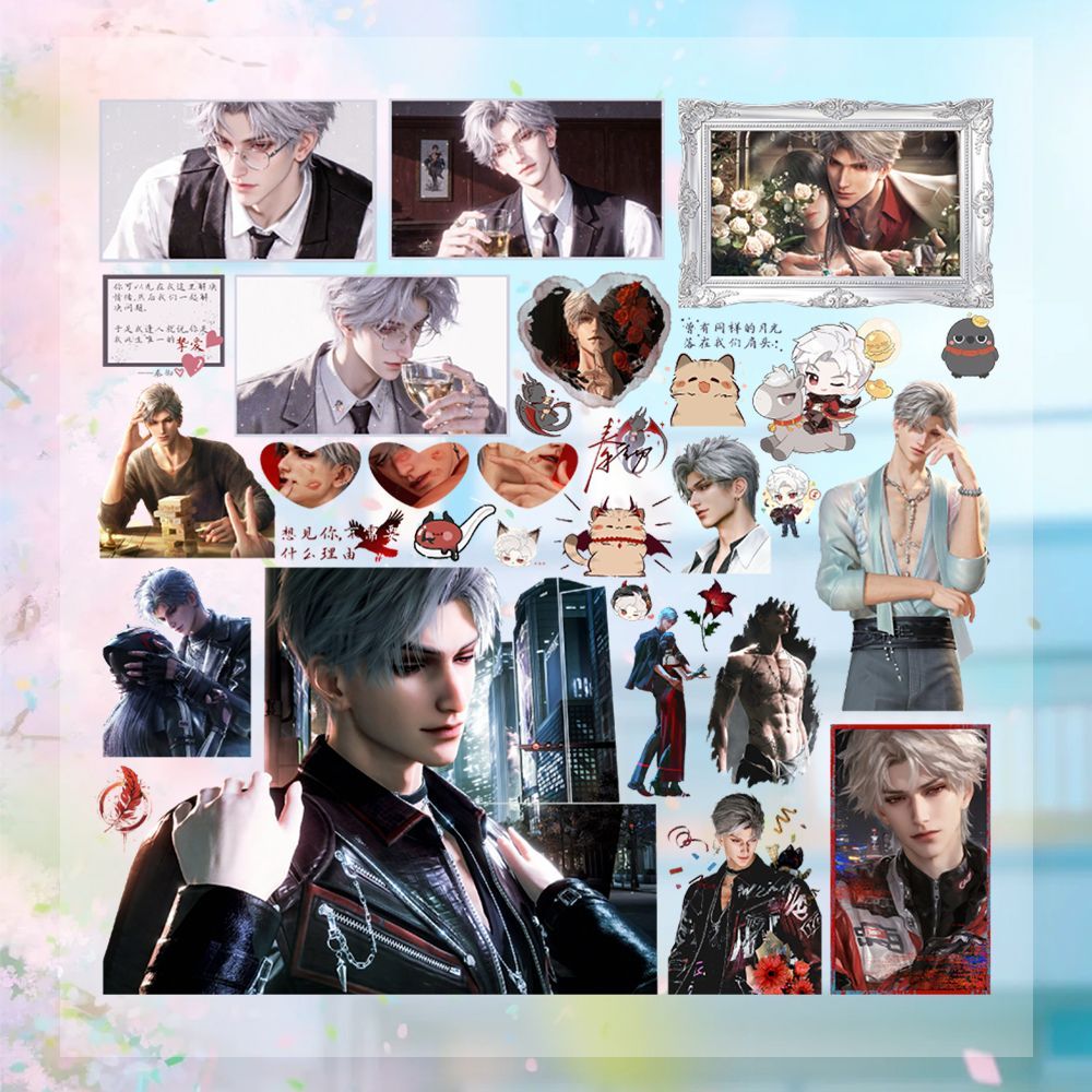 Supply Event - สติ๊กเกอร์การ์ตูนอนิเมะ Love and Deepspace Sylus น่ารัก
