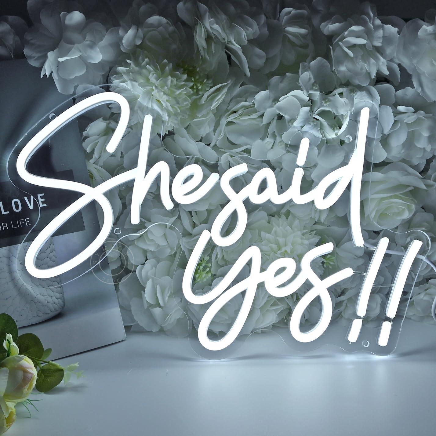 ป้ายไฟนีออน She Said Yes ไฟ LE - Neon Sign Party บทวิจารณ์และราคา