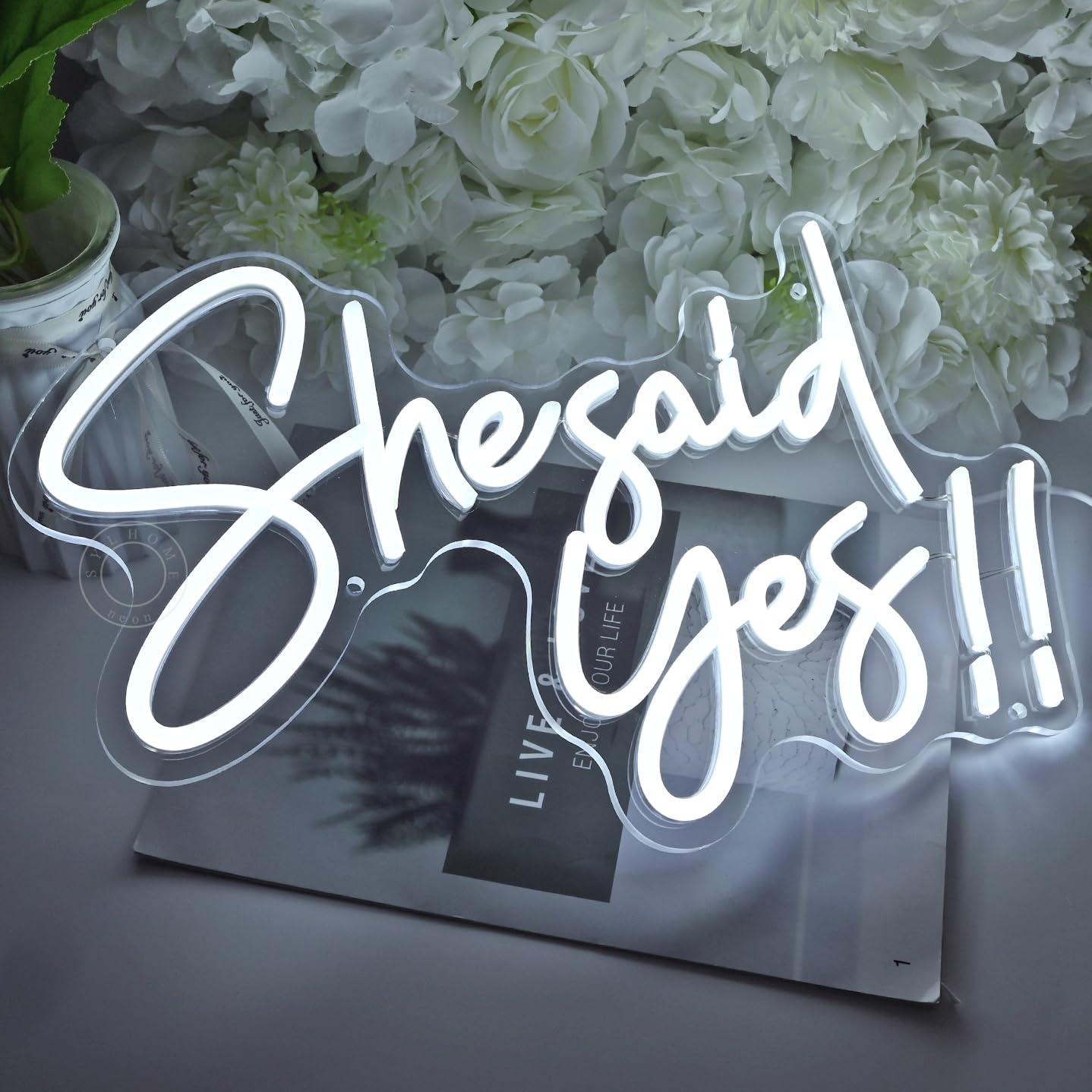 ป้ายไฟนีออน She Said Yes ไฟ LE - Neon Sign Party บทวิจารณ์และราคา