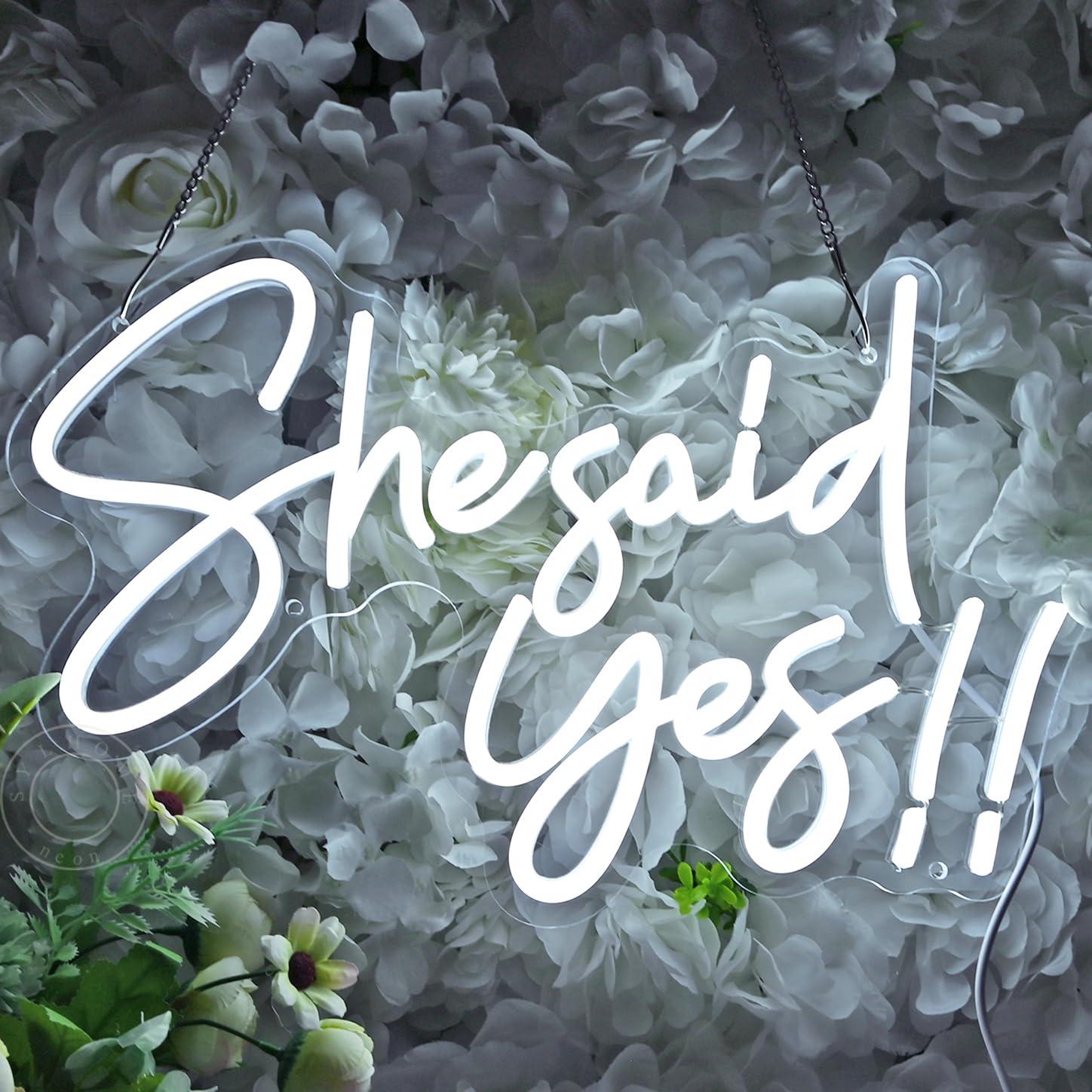 ป้ายไฟนีออน She Said Yes ไฟ LE - Neon Sign Party บทวิจารณ์และราคา