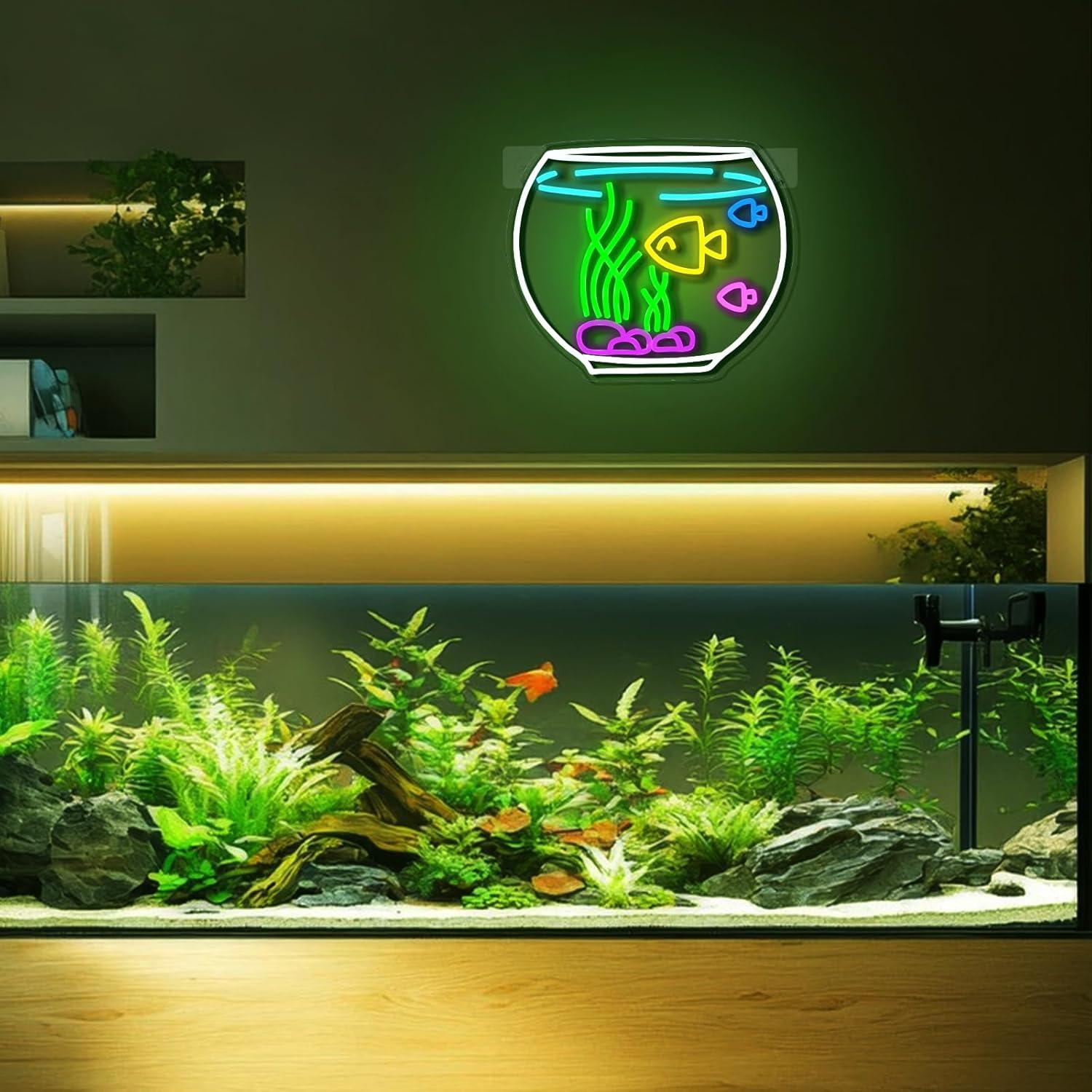 ป้ายไฟนีออนรูปตู้ปลา ไฟ LED ปร - Neon Sign Party บทวิจารณ์และราคา
