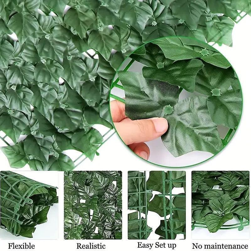 แผงรั้วต้นไม้ประดิษฐ์แบบไอวี่  - Flower Wall Panel บทวิจารณ์และราคา