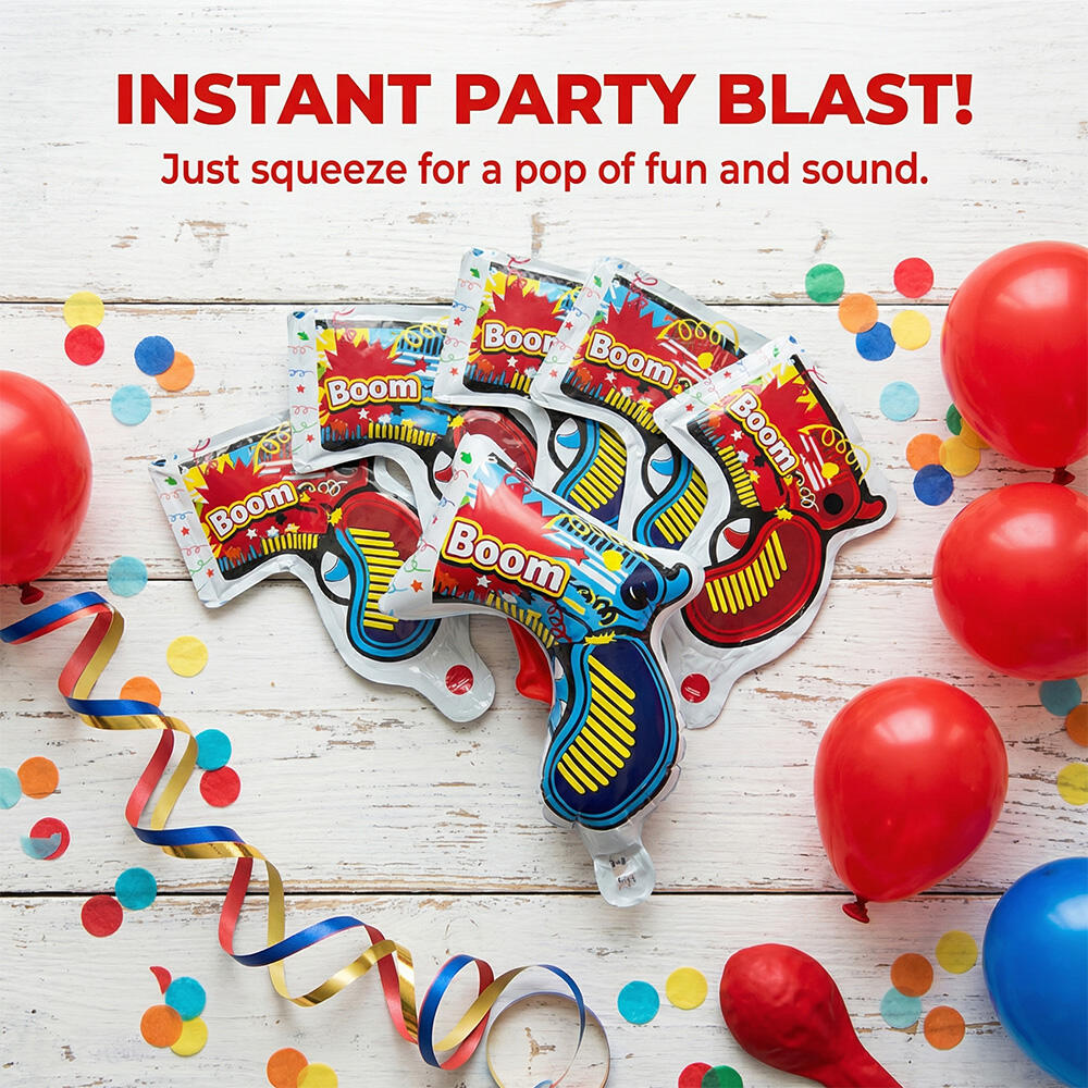 ปืนยิงดอกไม้เป่าลม 10 ชิ้น อุป - Confetti Cannon Tube บทวิจารณ์และราคา