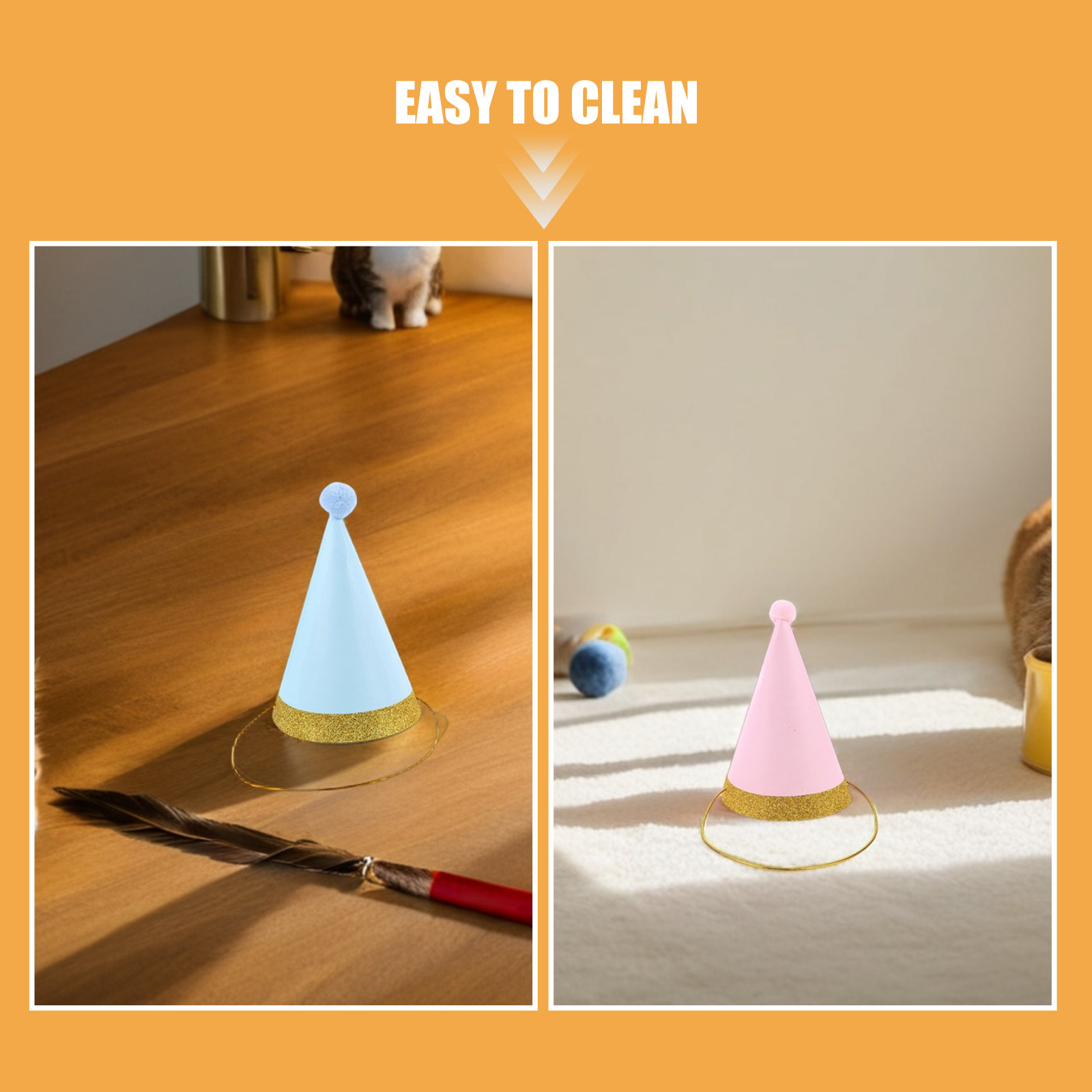 หมวกวันเกิดสำหรับสัตว์เลี้ยง 1 - Party Hat Cone บทวิจารณ์และราคา